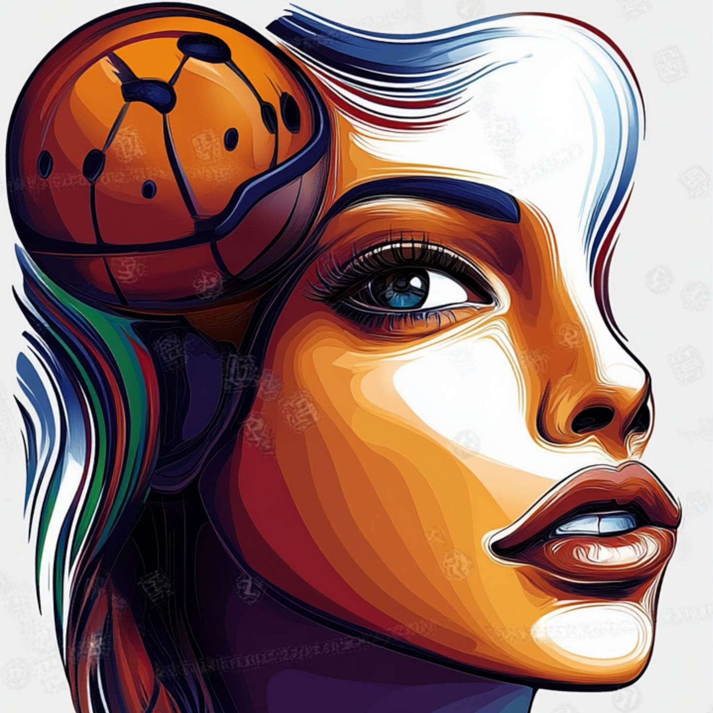 She Got Game - Basketball Art for Visionaries | Colette's Digital Hub