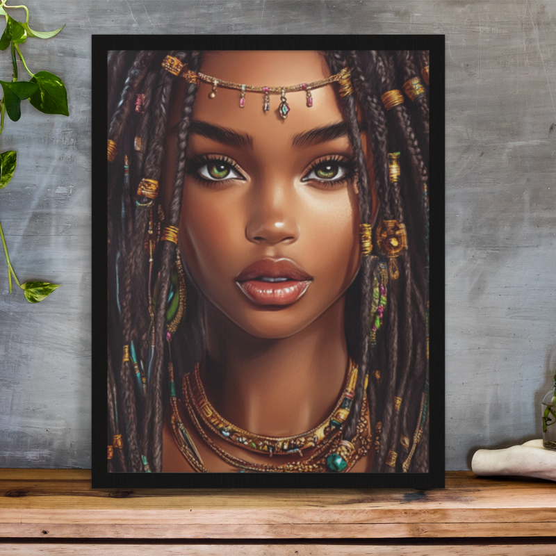 Graceful Dreads Digital Art Print | Colette's Digital Hub