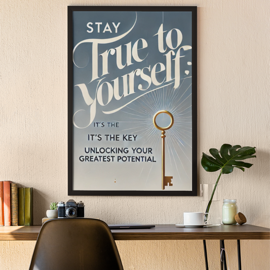 Stay True to Yourself– Inspirational Artwork | Colette's Digital Hub